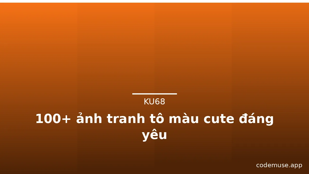 100+ ảnh tranh tô màu cute đáng yêu · ảnh 2