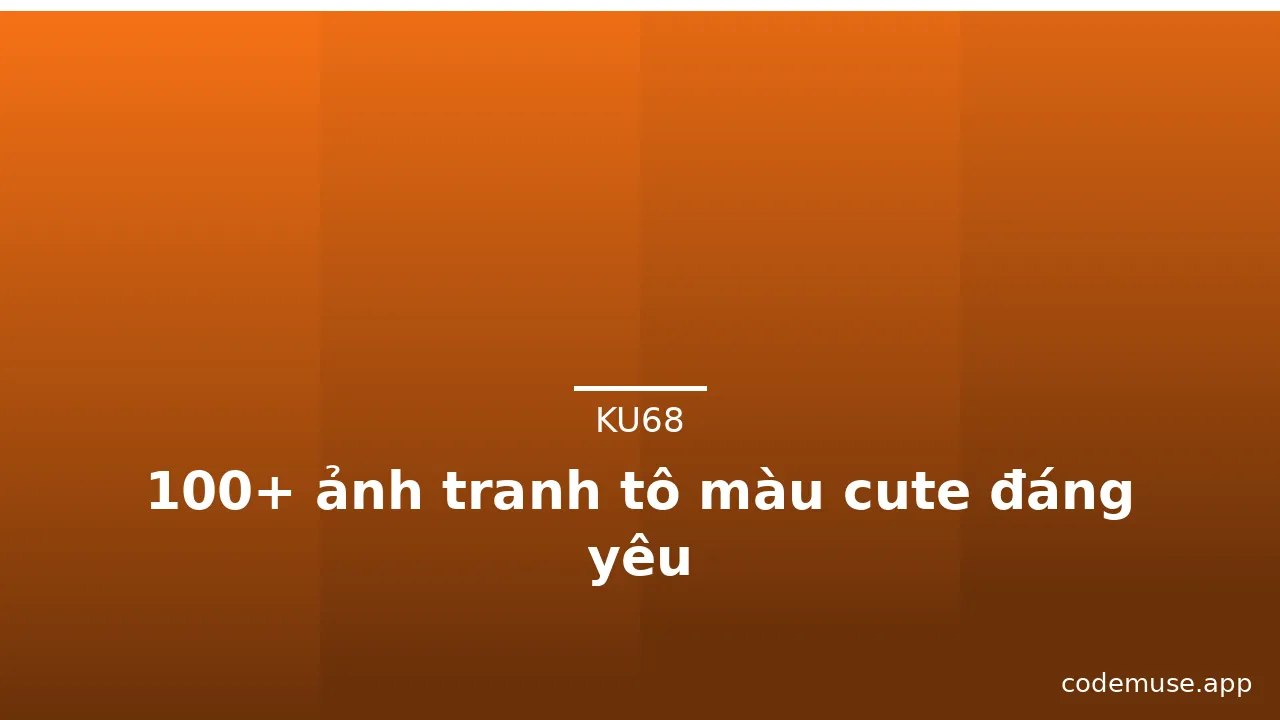 100+ ảnh tranh tô màu cute đáng yêu · ảnh 3