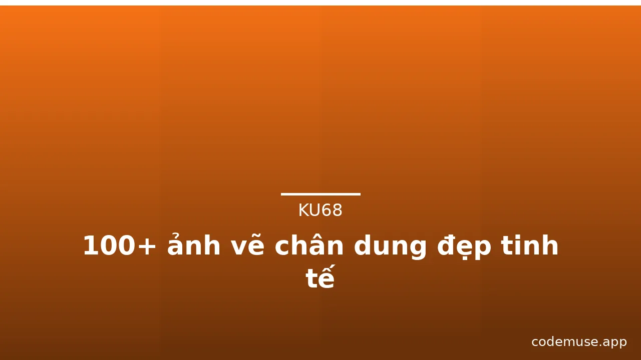 100+ ảnh vẽ chân dung đẹp tinh tế · ảnh 2