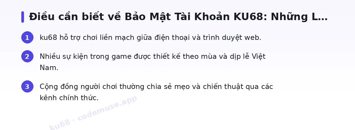 Những điều cần biết về ku68