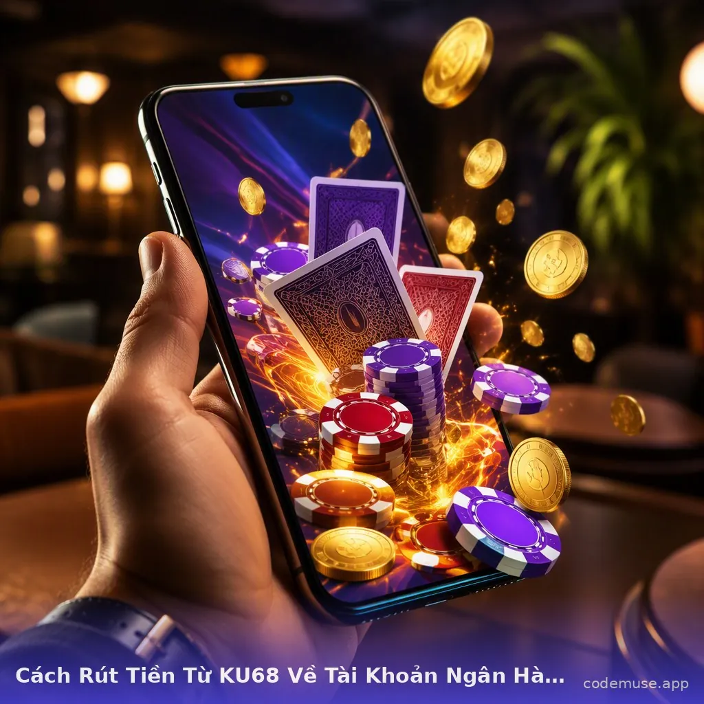Cách Rút Tiền Từ KU68 Về Tài Khoản Ngân Hàng — ku68 · ảnh 1