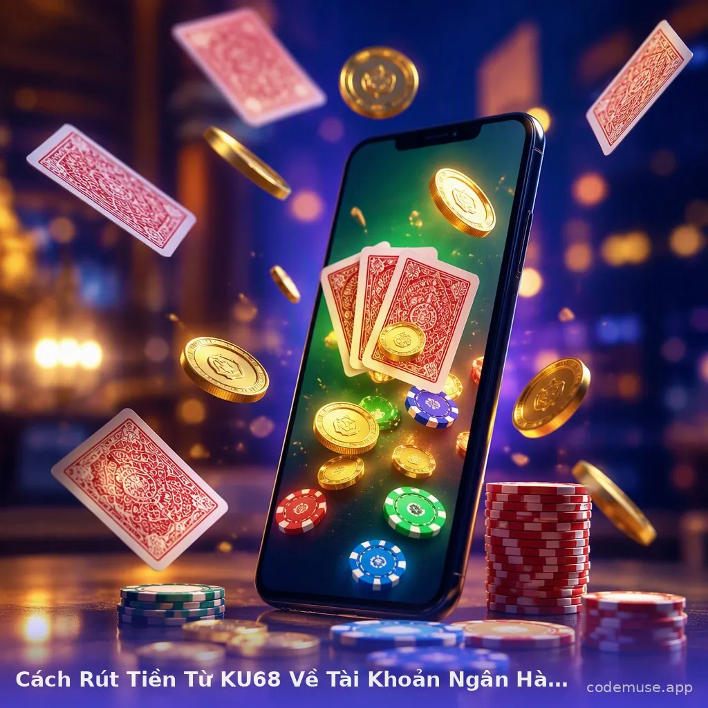 Cách Rút Tiền Từ KU68 Về Tài Khoản Ngân Hàng — ku68 · ảnh 3