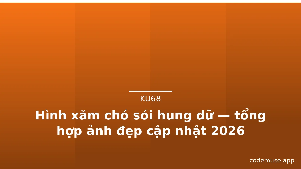 Hình xăm chó sói hung dữ — tổng hợp ảnh đẹp cập nhật 2026 · ảnh 1