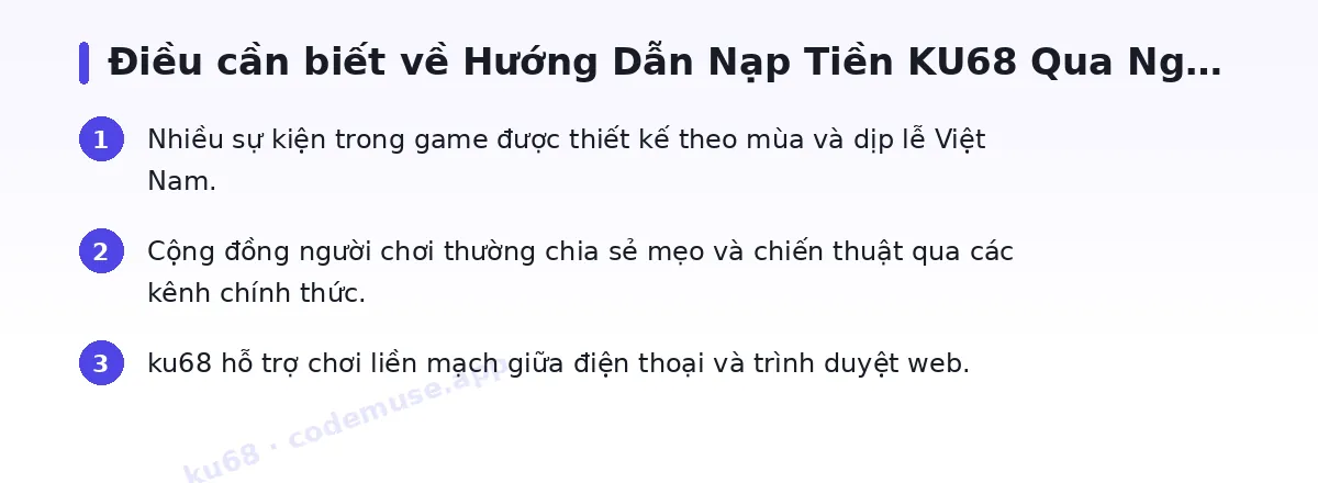 Những điều cần biết về ku68