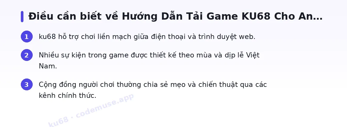 Những điều cần biết về ku68