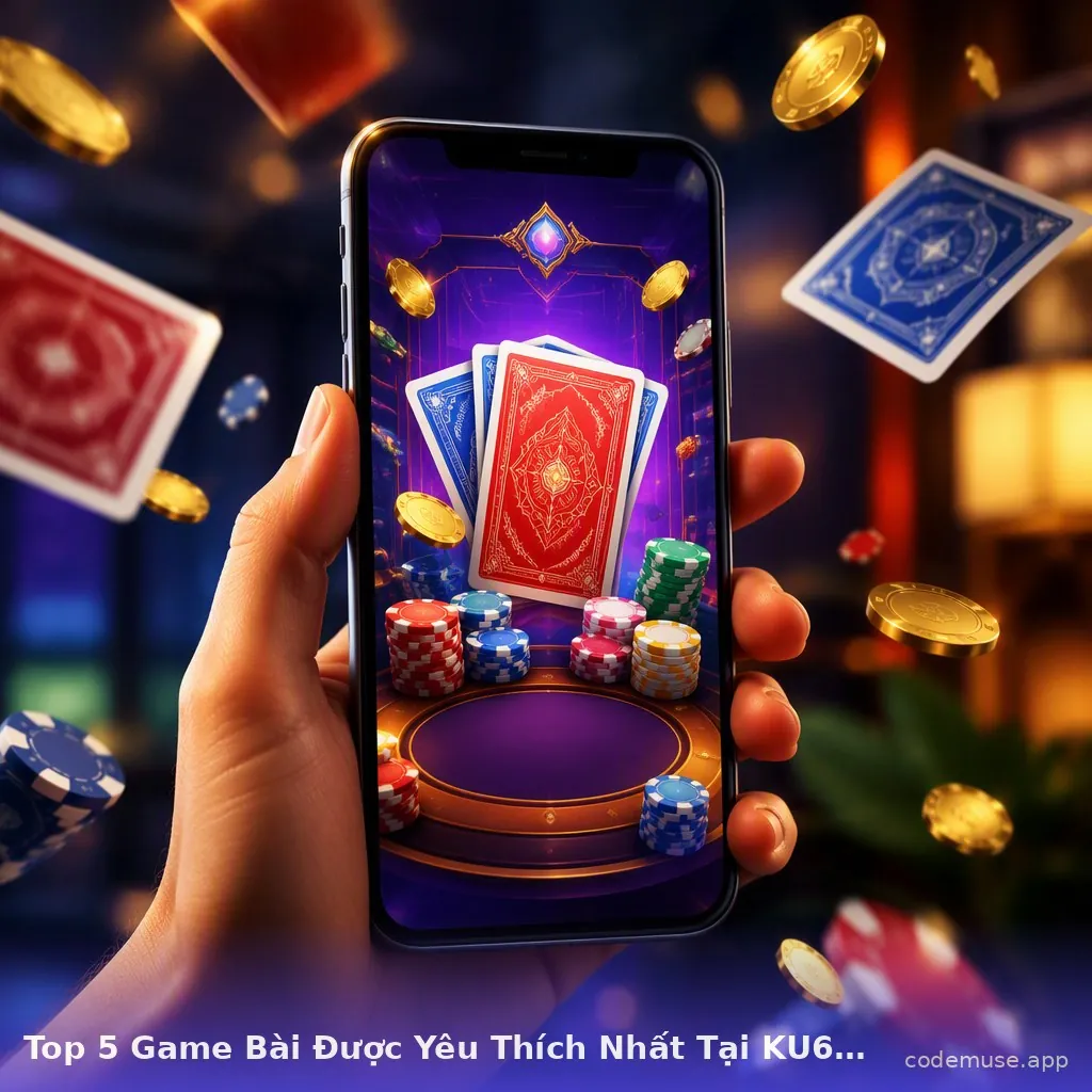 Top 5 Game Bài Được Yêu Thích Nhất Tại KU68 — ku68 · ảnh 1